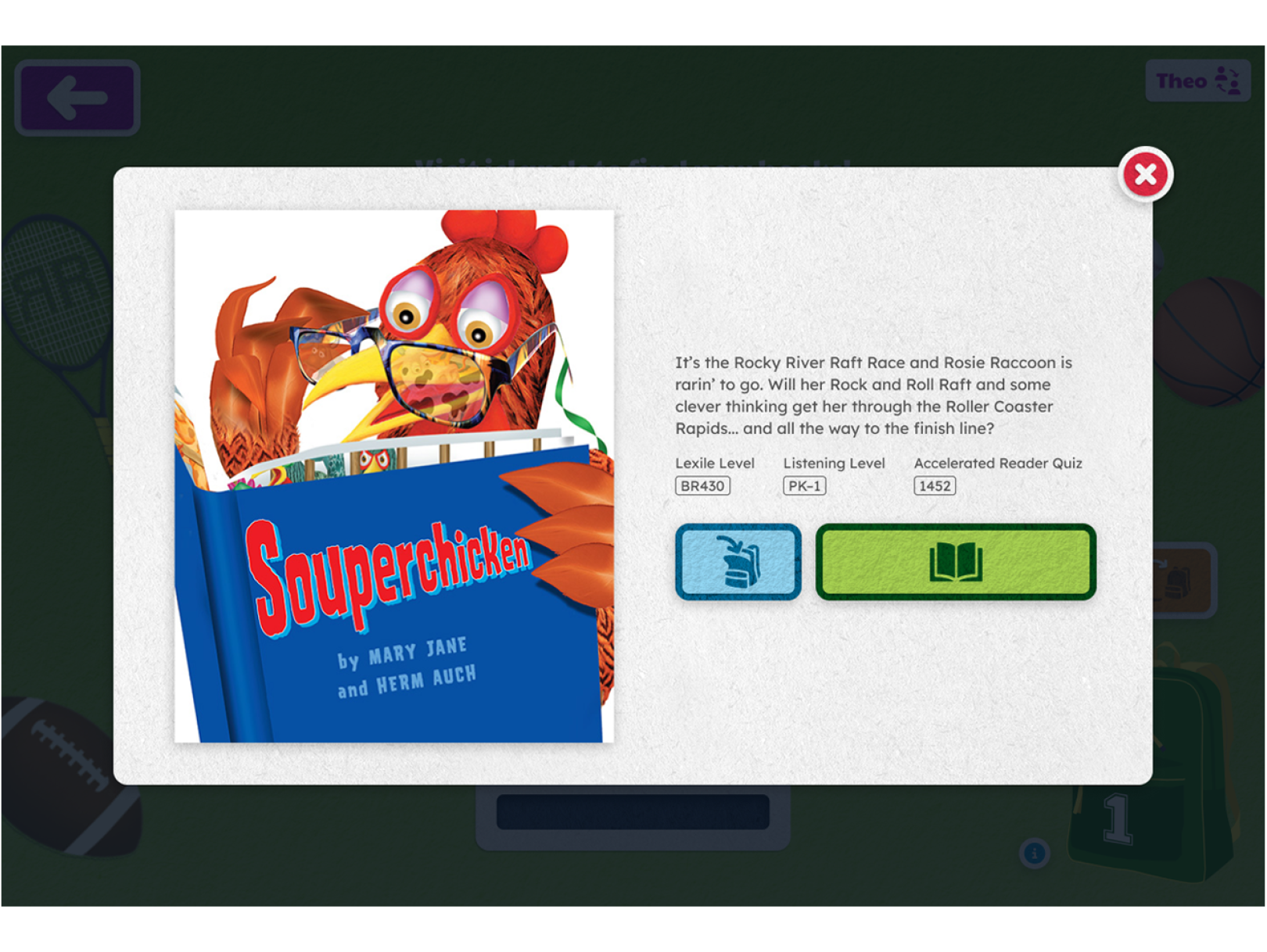 Screenshot of book preview on Skybrary app